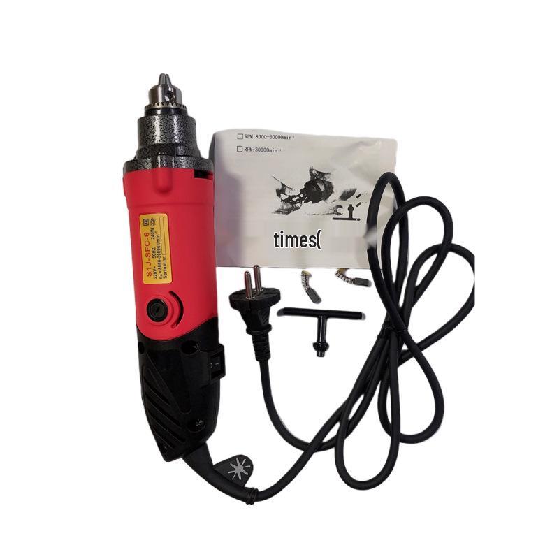 High-Power Multifunctional Handheld Electric Grinder and Polisher for Jade Carving