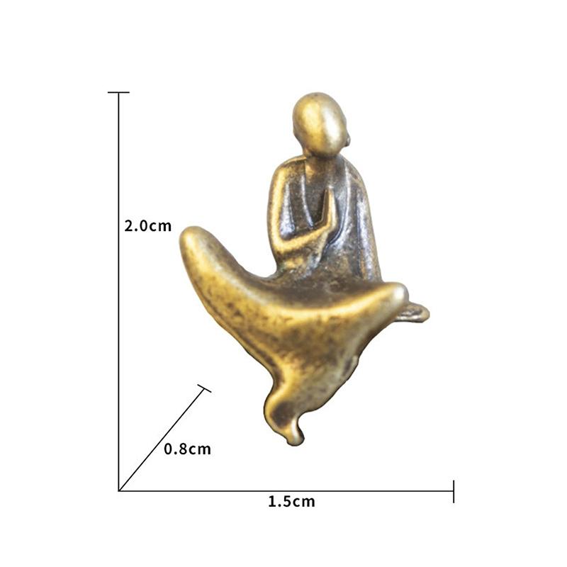 

Mini Welcome Pine Miniature Figurine Copper Small Faux Tree Decor For Bonsai Tree Statues Miniature Landscape Decorations