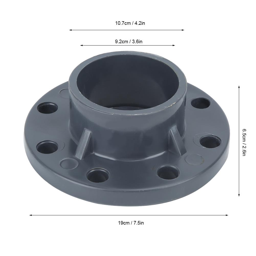Swimming Pool Plastic Butterfly Valve Flange Plate Replacement Pool Accessory