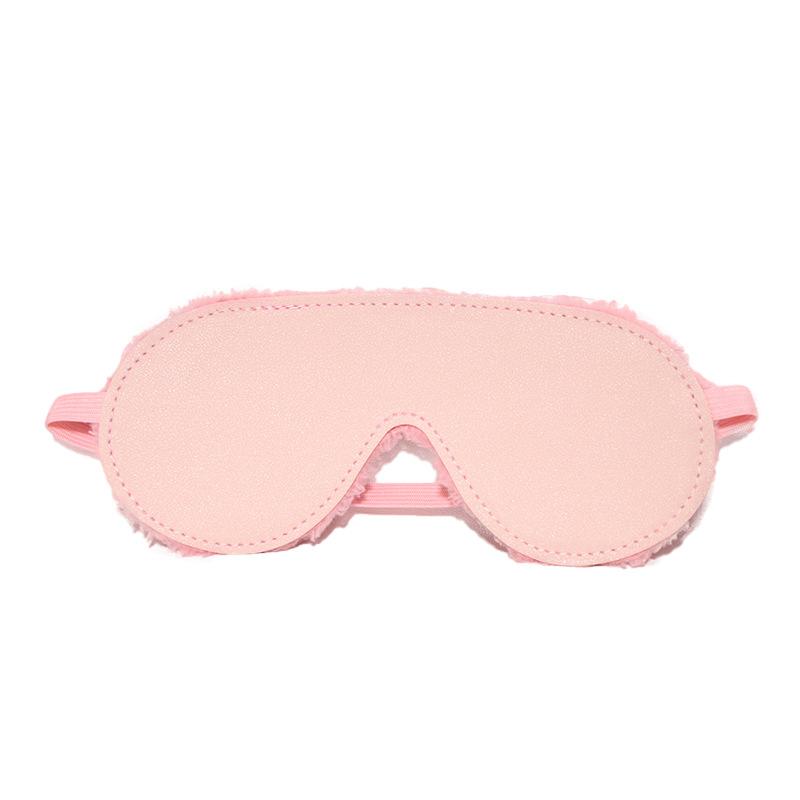 Fun Leather Plush Eye Mask Adult Fun Sex Products Couple Sex Toys SM