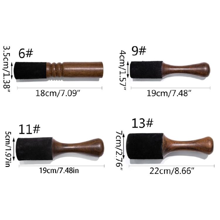 Tibetan Singing Bowl Wood Stick Buddhist Dormitory Meditation Crafts