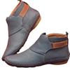 New Plus Size Women's Boots 2025 Fall/winter Short Velcro Women's Boots Low-heeled Versatile Martin Boots