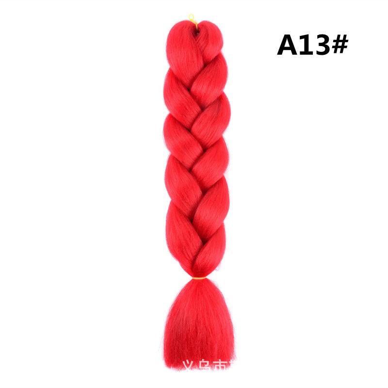 2026 New  Xpression Synthetic Big Braids Crochet Hair Braids Extensions Yaki Straight Hair Women's Jumbo Braids Hair Daily Wear