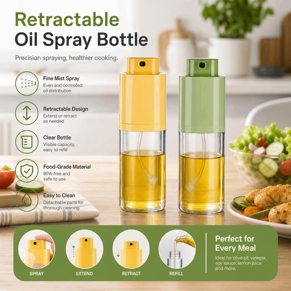 Precise Mister Olive Oil Sprayer Reusable Oil Sprayer Dispenser Empty Bottle Oil Spray Bottle BBQ