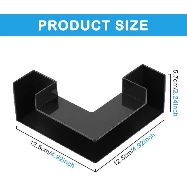 Shrimp Cave Aquarium Tunnel, Aquarium Underground Tunnel Corner Aquarium Cave Fish Tank Decorations, Fish & Shrimp Hideout for Aquariums