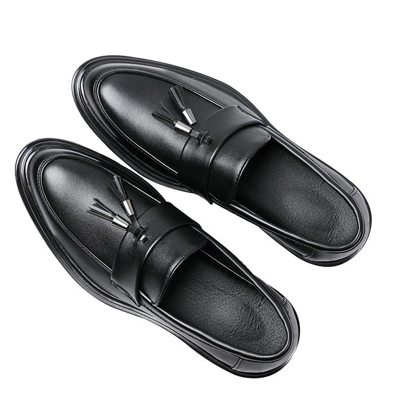 Fashion Autumn Men Shoes Leather Men Dress Shoes Luxury Men's Business Oxfords Classic Gentleman Shoes 2025