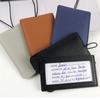 Portable Luggage Tag Travel Accessories Pu Leather Suitcase Identifier Name Address Tags