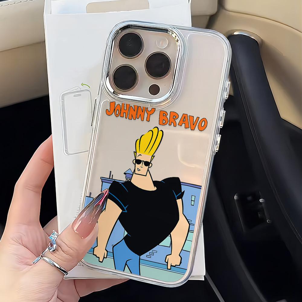 Humorous Johnny Bravo Phone Case for Xiaomi Redmi Note A5 A3 15 14 13 14c 13c 12 11 12s 12c 10c 10 9 Pro Plus 4G 5G Cover