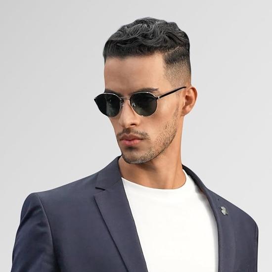 John Jacobs | Round | UV Protected Sunglasses | For Women | Size - Medium | JJ S13873