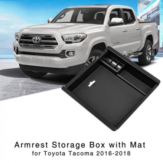 Armrest Storage Box for Toyota Tacoma 2016 2017 2018 Center Console Holder Tray