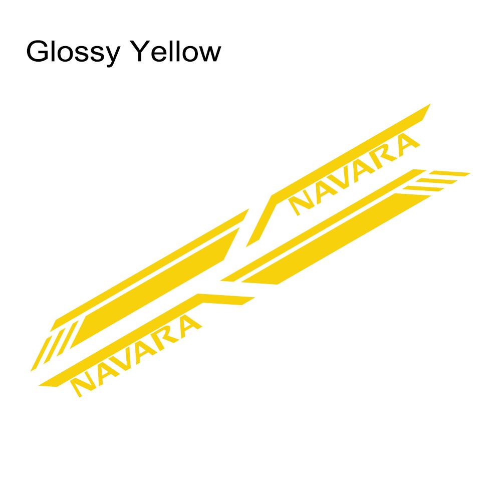 Car Trunk Side Sticker For Nissan Navara D40 D22 D23 NP300 Pickup Truck Stripes Style Decals Vinyl Cover Auto Tuning Accessories