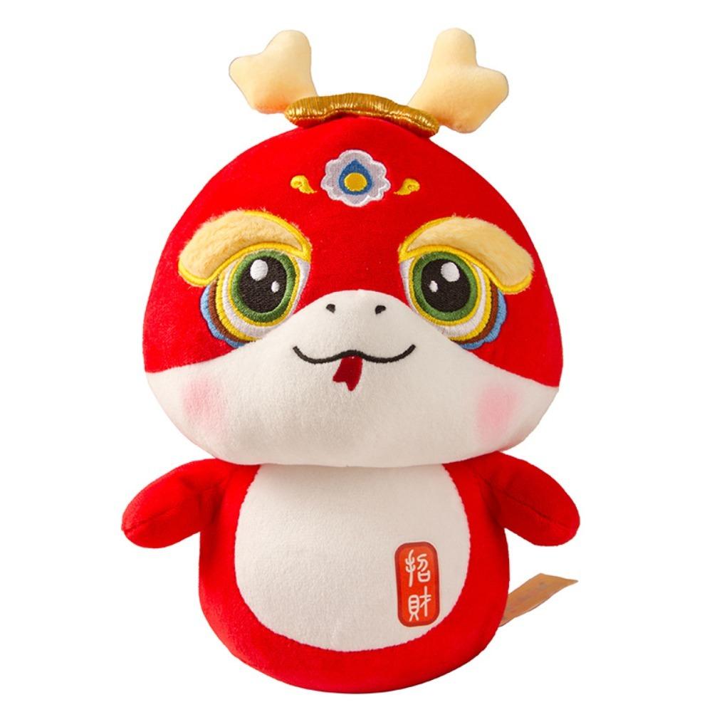 Cute Snake Year Mascot Toy Plush Lucky Snake Doll Funny Chinese Zodiac Snake Doll  Children