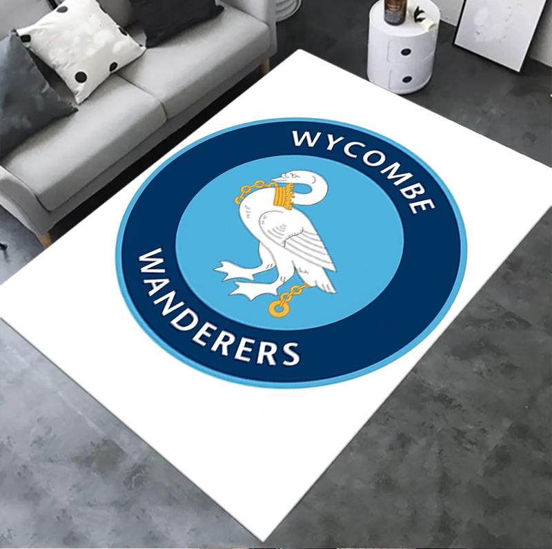 Wycombe Wanderers Fc Carpet Rug For Living Room Bedroom Home Sofa Decorationkids Play Nonslip Floor Mat