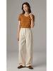 2026 Hangzhou Women's Mulberry Silk Lyocell U-Neck Tee - Lightweight, Breathable, Short-Sleeved Summer Fashion