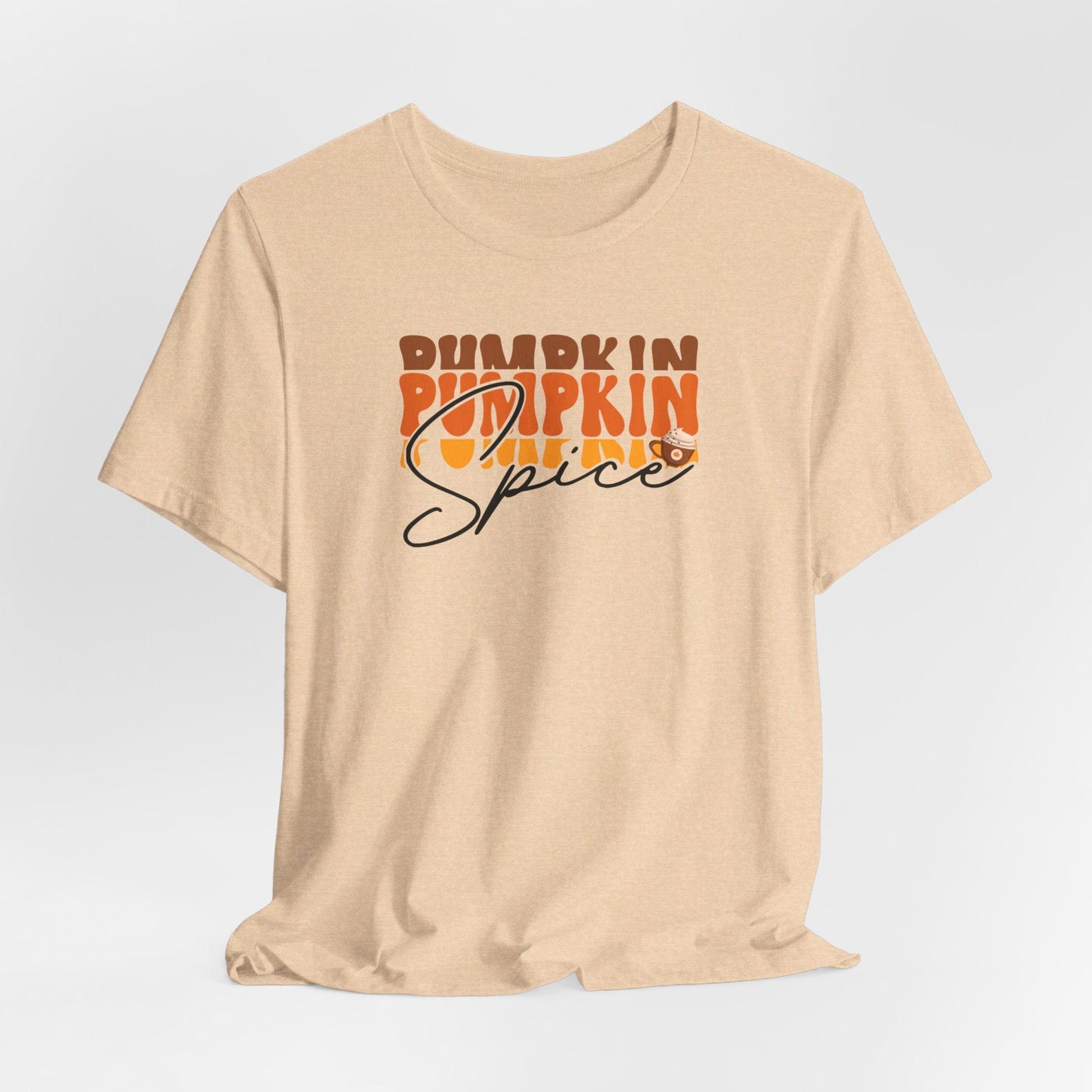 Pumpkin Spice T-Shirt | Autumn Season Tee M
