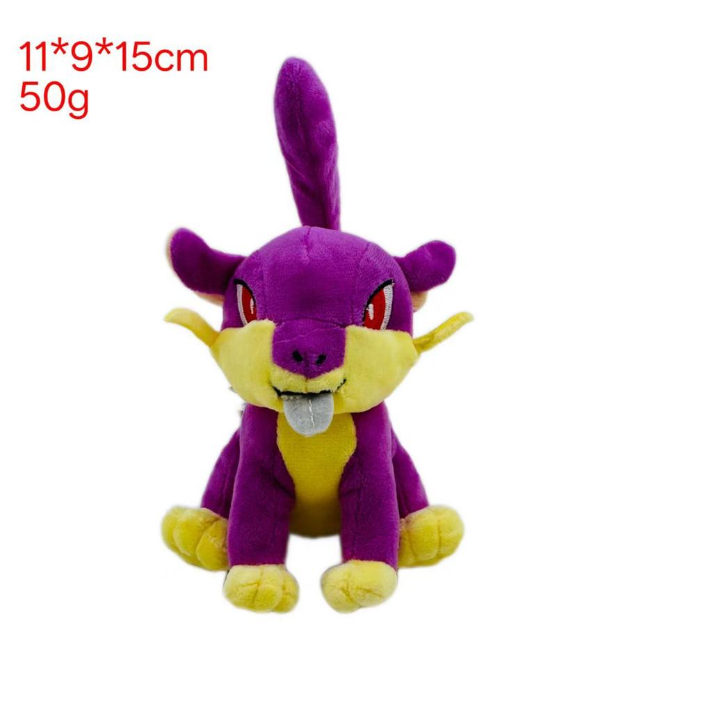 Miniature Pokemon Plush Dolls: Caterpie, Mewtwo, Butterfree, Electabuzz, Lapras