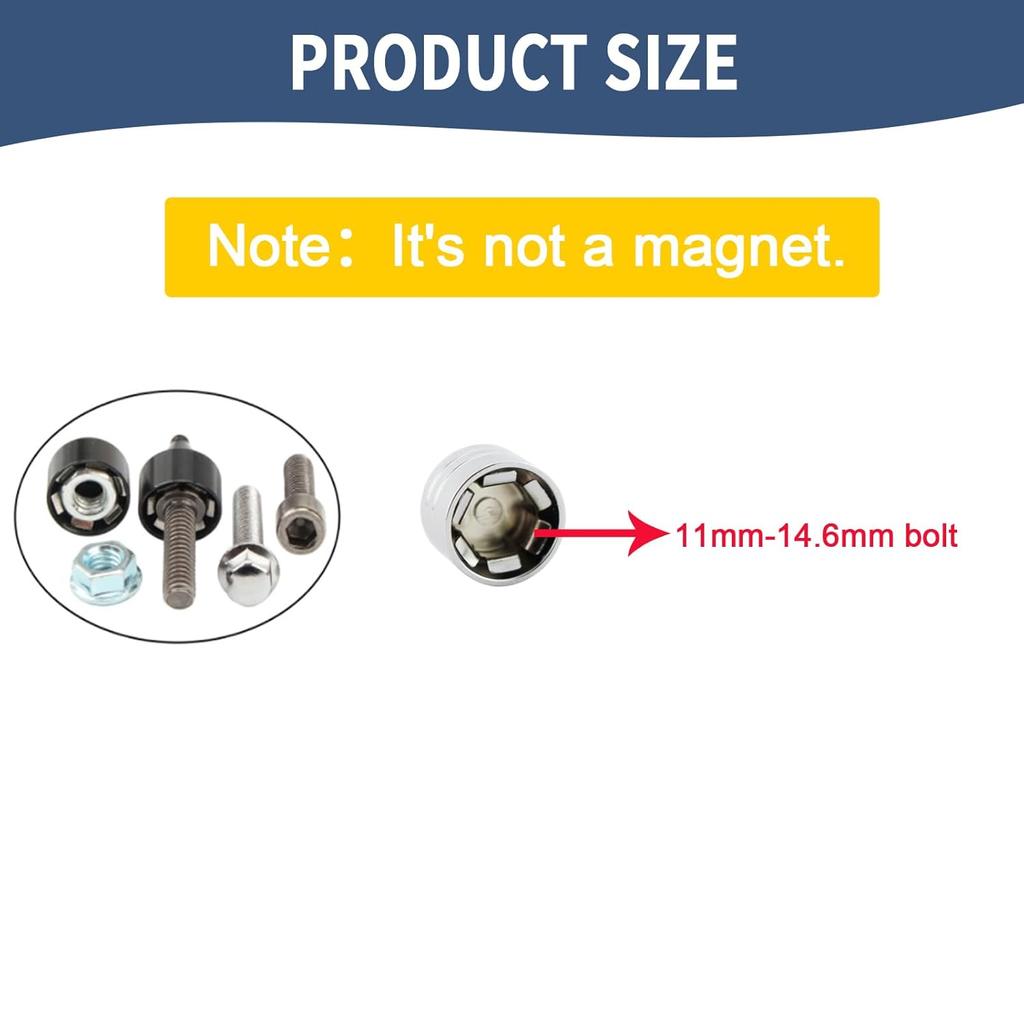 10 Pcs Motorcycle Bolt Covers Chrome Bolt Head Caps Kit Fit for Harley Touring Road King Street Glide Road Glide Sportster 883 Dyna Fat Bob Softail