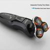 4D Washable Electric Shaver with Floating Three-Blade High-Power Razor