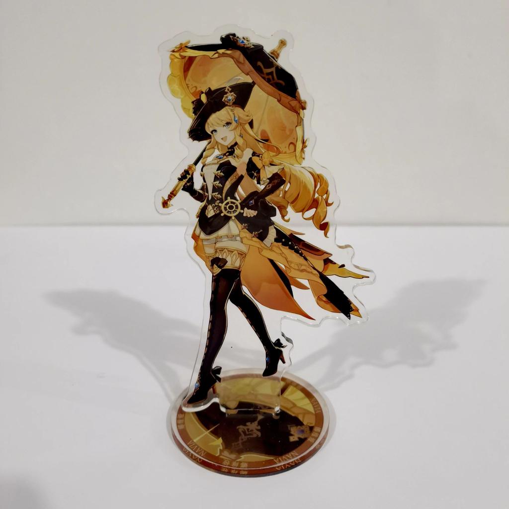 Genshin lmpact Anime Figure Varka Acrylic Stand Lauma Flins Aino Ineffa Model Plate 1pc Desk Decor Standing Sign Game Fans Durable Gifts