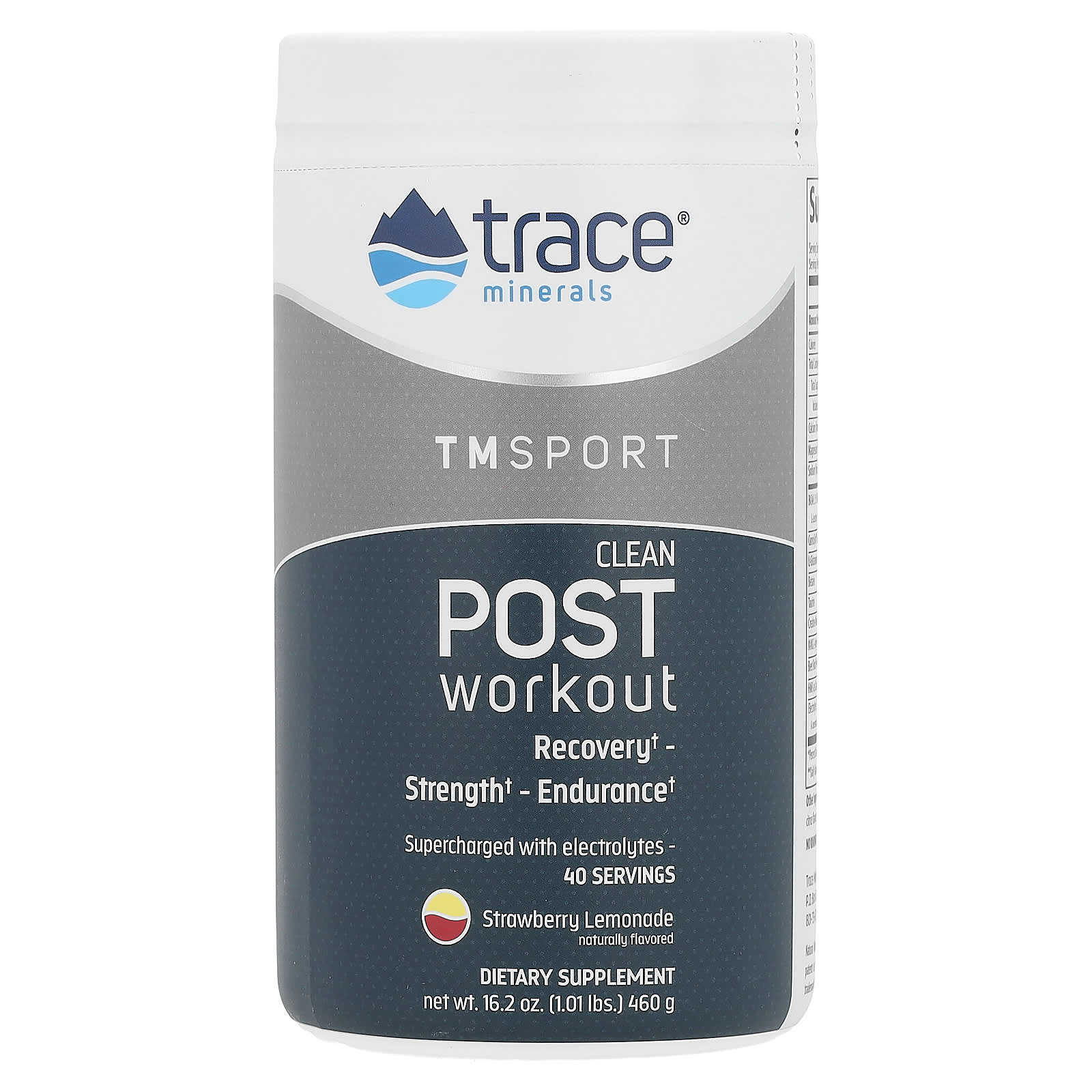 

Tmsport, Clean Post Post Workout, Strawberry Lemonade, 460G(1.01Lbs)
