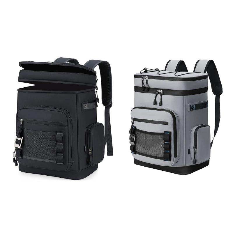 Thermoisoliertes Lunch-Tasche mit verstellbaren Trägern Kaltlagerung für Wandern Fitness Reisen Auslaufsicher Picknicks Kühltaschen Rucksäcke