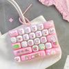 1Pcs Cute Style Keyboard Fidget Toy 26-Key Stress Relief Toy Pendant  for Backpack Bag Pendant