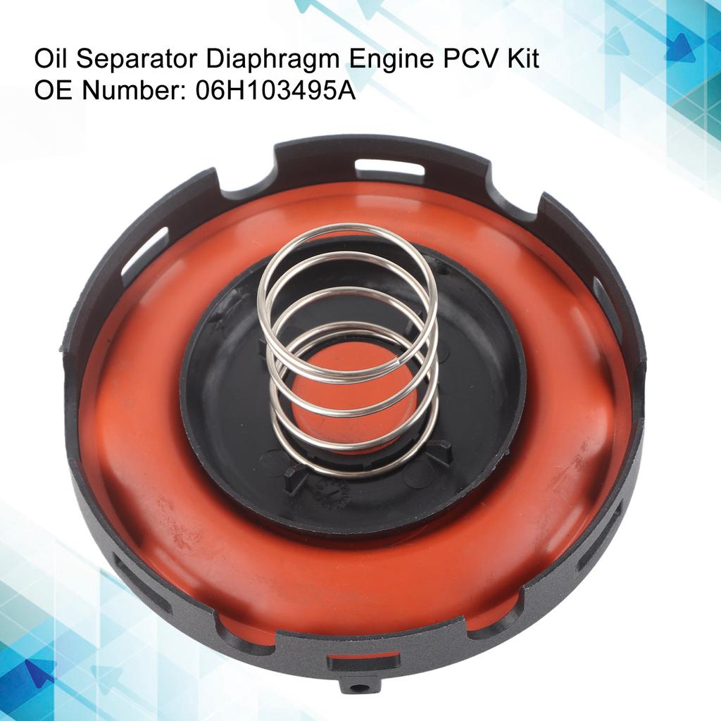 PCV Valve Diaphragm Repair Kit 06H103495A Wear Resistant Oil Separator Diaphragm Engine PCV Kit for Car 06H103495A
