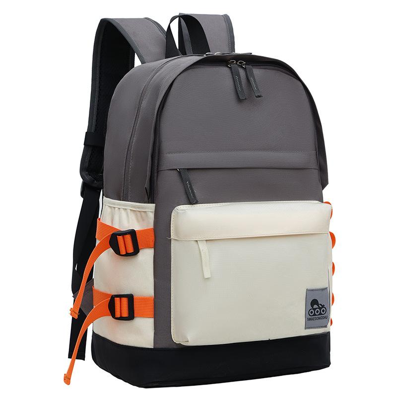 School Bag 2025 New Fashion Outdoor Travel Backpack Versatile Junior High School Student School Bag Large Capacity Outdoor Leisure Backpack