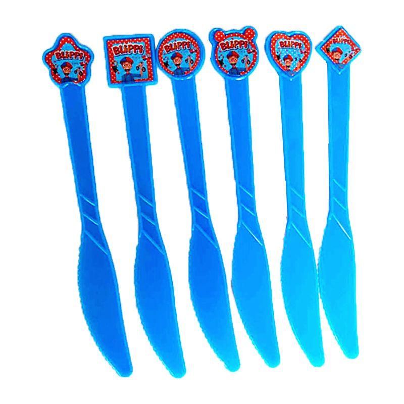 Birthday Party Blippi Supplies Paper Cups Plates Banner Straw Kids Balloon Decor