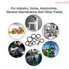 225/265Pcs Sealing Elastic Band Rubber O Ring Set Gaskets Seal Nitrile Rubber Bands High Pressure O-Rings Repair Kit