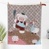 Cartoon Large Hand Towel 4 Layer Cotton Gauze Tea Towel New Pure Cotton Dish Cloth  Home Restaurant