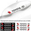 wqctu10 Car Door Handle Scratch Protection Sticker Door Handle Sticker Logo Style For Toyota C-hr Rav4 Yaris Hilux Prius Handle Sticker