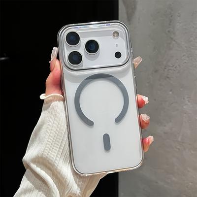 For iPhone 17 Pro Max Case Compatible with MagSafe Protective TPU + PC Phone Cover
