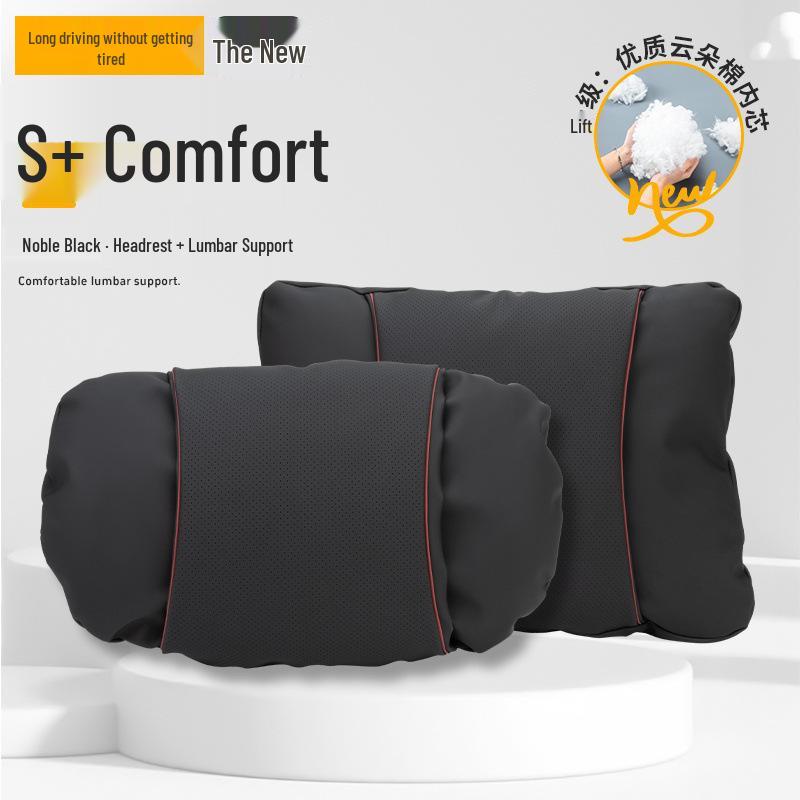 Neck and Lumbar Support Pillow for Hongqi: H5, HS5, H9, H6, HS7, PHEV Models