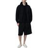 Fear of God Essentials Relaxed Fleece Sweatshort With Piping Jet Black/Cloud White Men Bottoms 160SP254550F