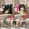 K-Kuroki T-Tomoko Pillow Case Comfort Sofa Bed Silky Elegant Invisible Zipper Decorative Cushion Cover