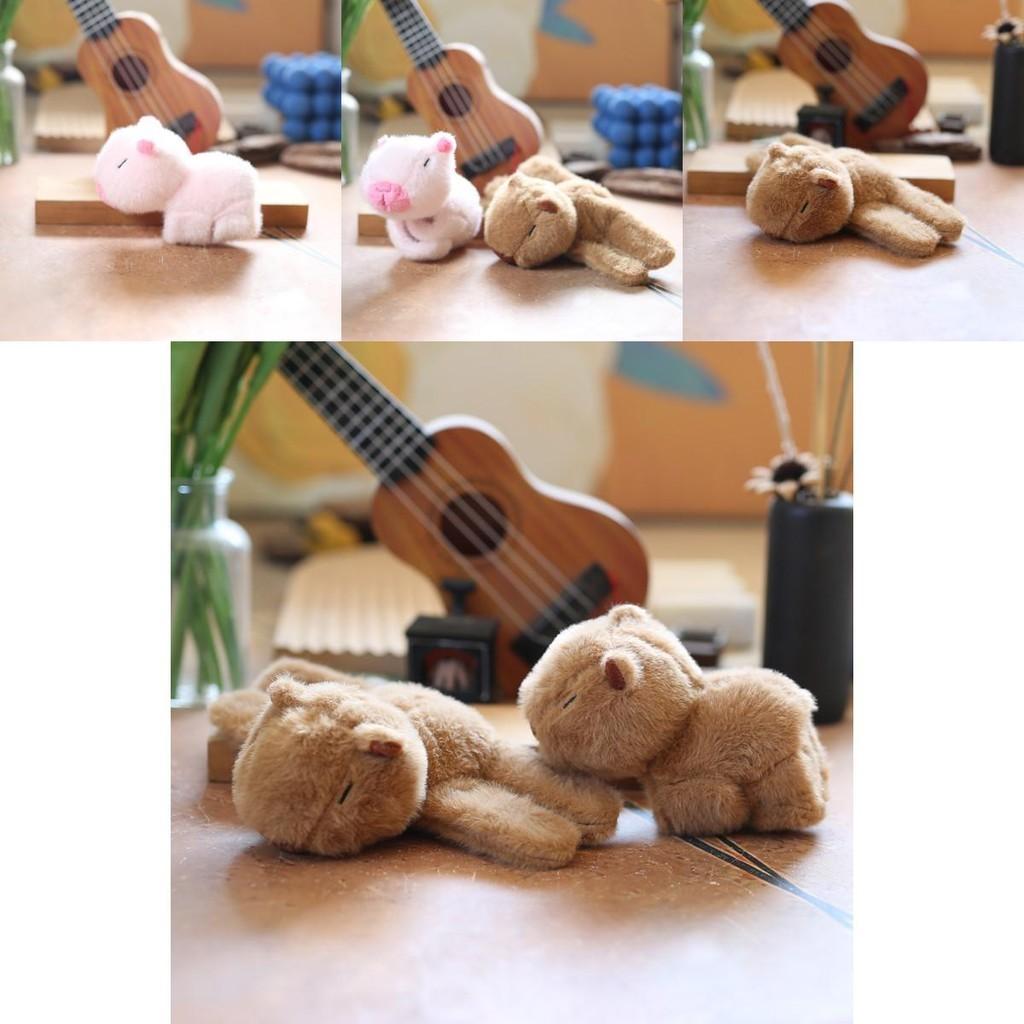 Cute Kawaii Capybara Plush Toy Adorable Soft Stuffed Animal Short Plush Doll