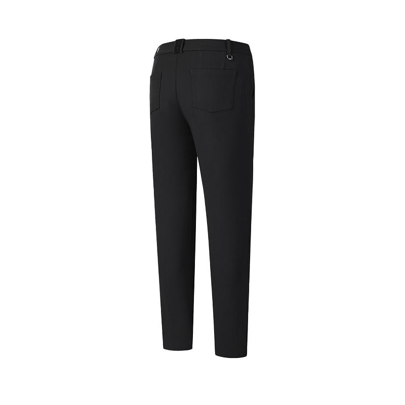 FILA 2025 Q1 Sports Versatile Fashion Woven Casual Pants Women bottoms Deep-Black A11W515802FBK