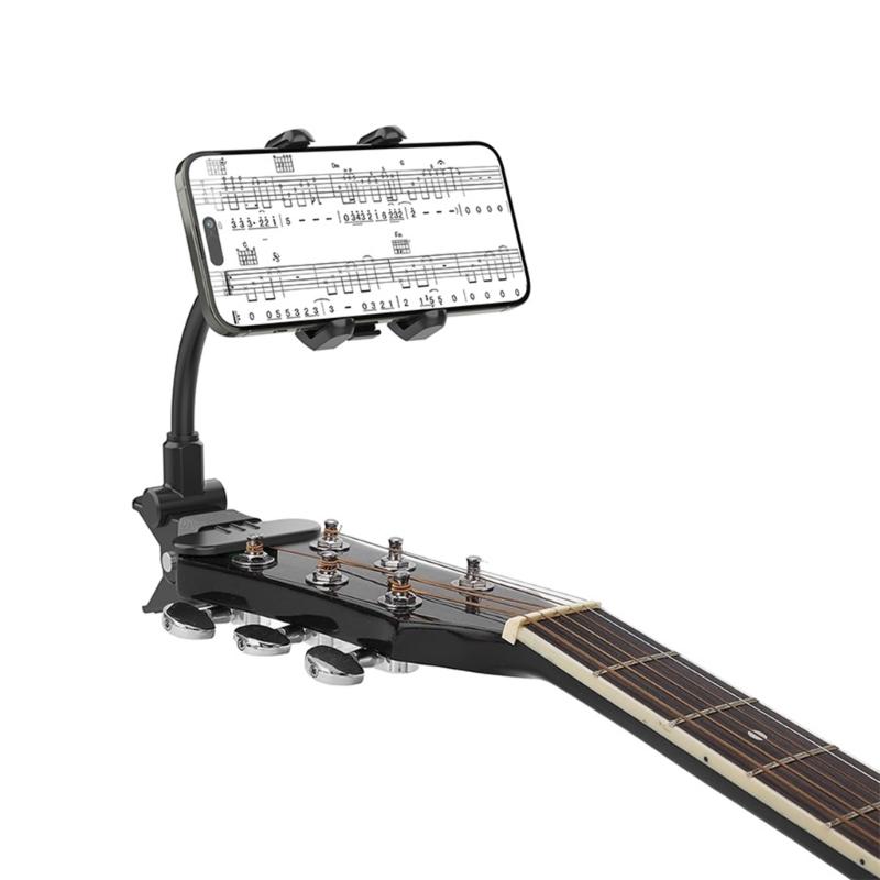 Mobile Phone Bracket For Golf Cart Bike Boats Trucks & Tables Wheelchair Musical Instrument Featuring High Strength Grip