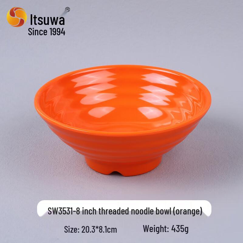 8-inch Melamine Threaded Serving Bowl