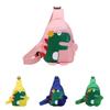 Fashionable Nylon Chest Bag For Boys And Girls In Cute Dinosaur Style For Fun Everyday Adventures