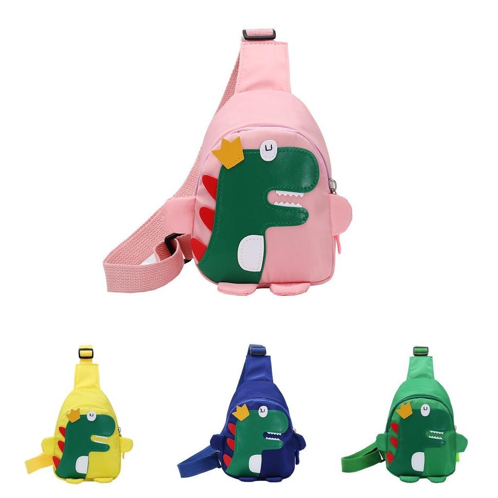 Fashionable Nylon Chest Bag For Boys And Girls In Cute Dinosaur Style For Fun Everyday Adventures