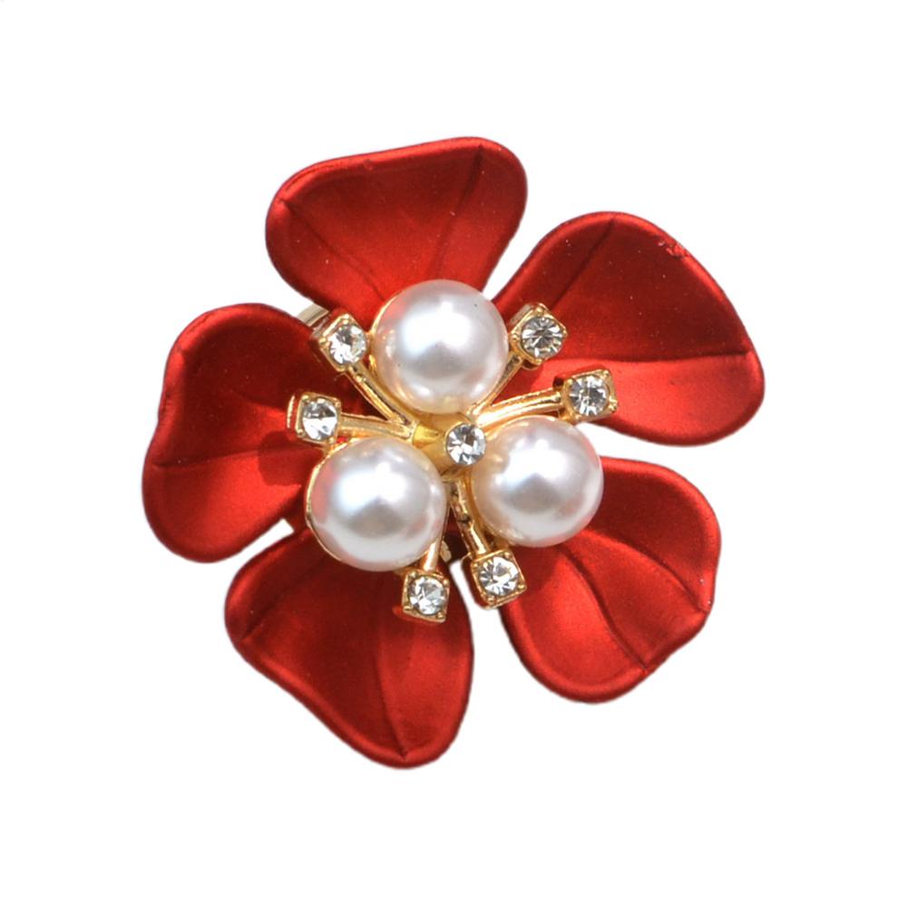 Knopfabdeckungen für Damen Mode Kristall Floral Perlen Bastelzubehör Schmuckknöpfe Clips für Kleid Smoking Blusen