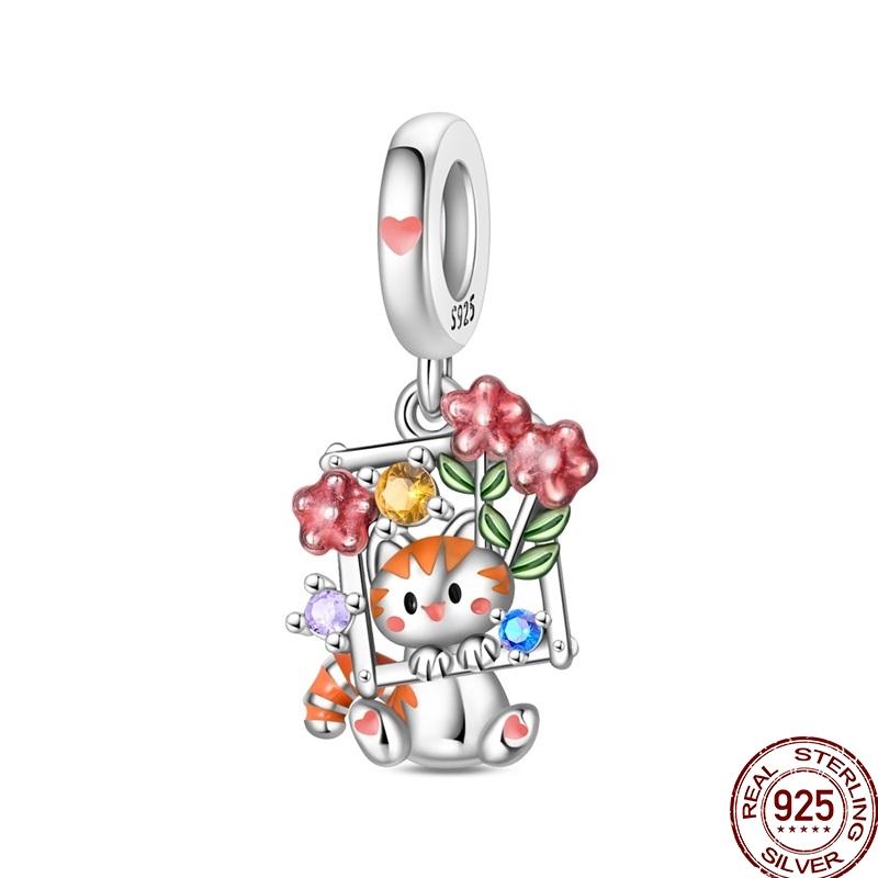 Copper Fashion Whale Guardian Wing Drunk Angel Charms Beads Fit Diy Bracelets For Women Birthday Fine Jewelry Gift