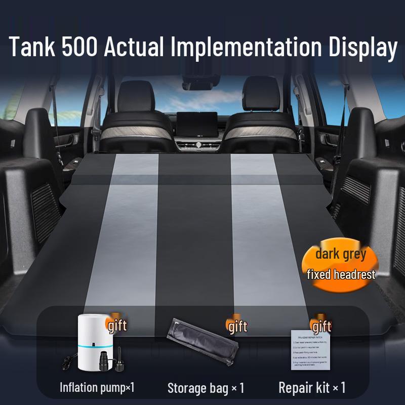 Tank 500 Hi4T Auto-Luftmatratze: Aufblasbare Schlafmatte für Rücksitz & Kofferraum