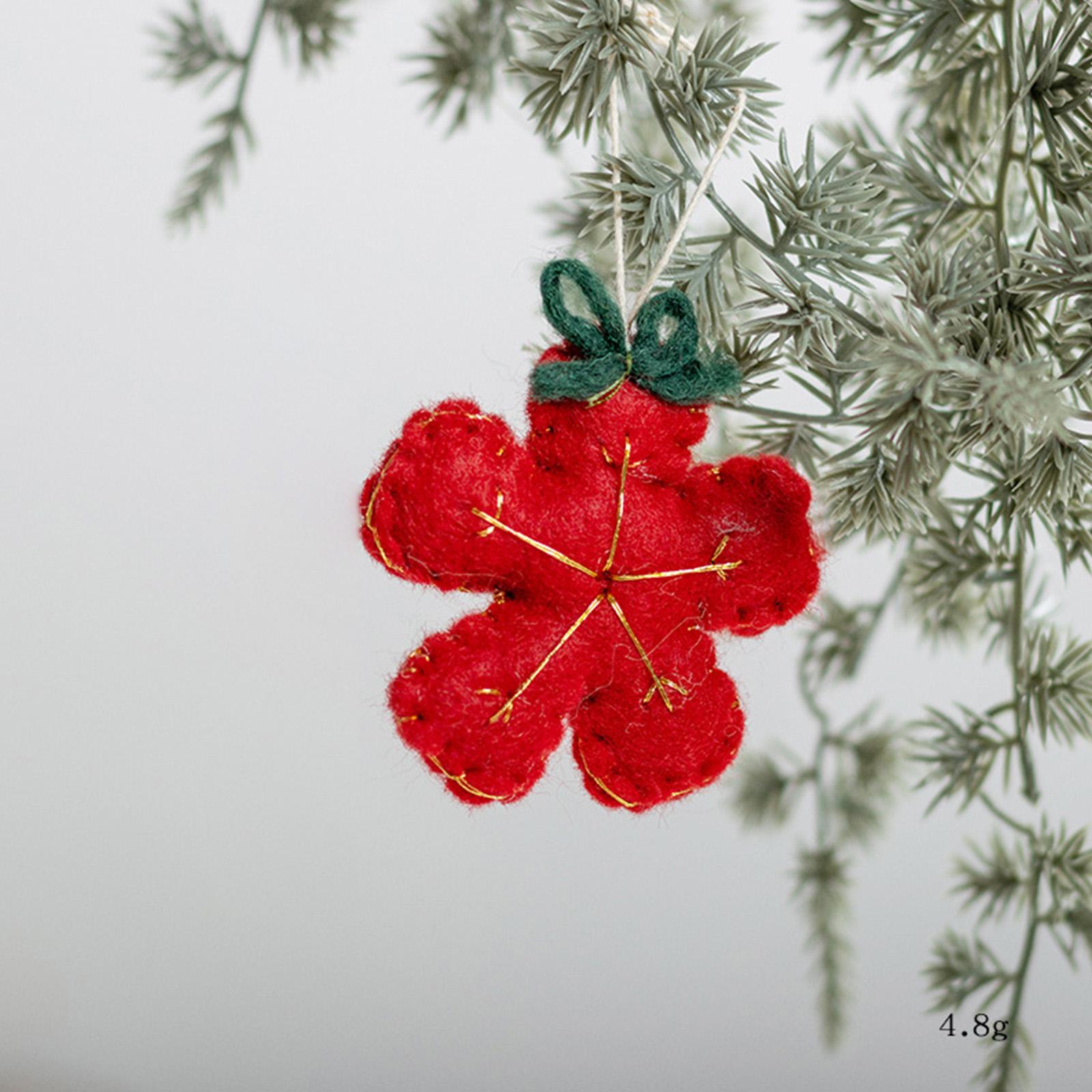 

Шерстяное украшение Сделай сам Рождественский шар для украшения праздничной елки One Size