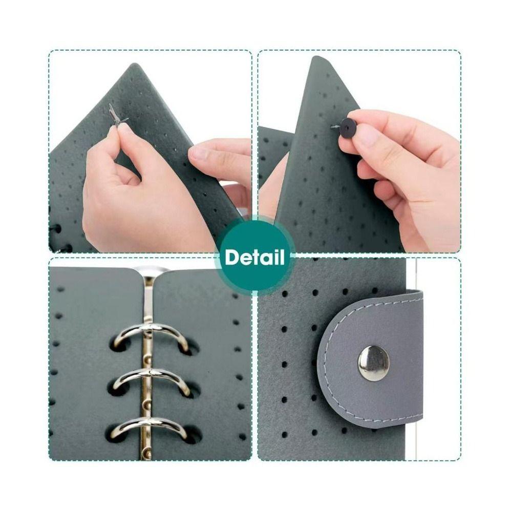 Großes Filz-Aufbewahrungsbuch DIY-Abzeichen-Anhänger-Organizer Schuh-Anhänger-Organisation