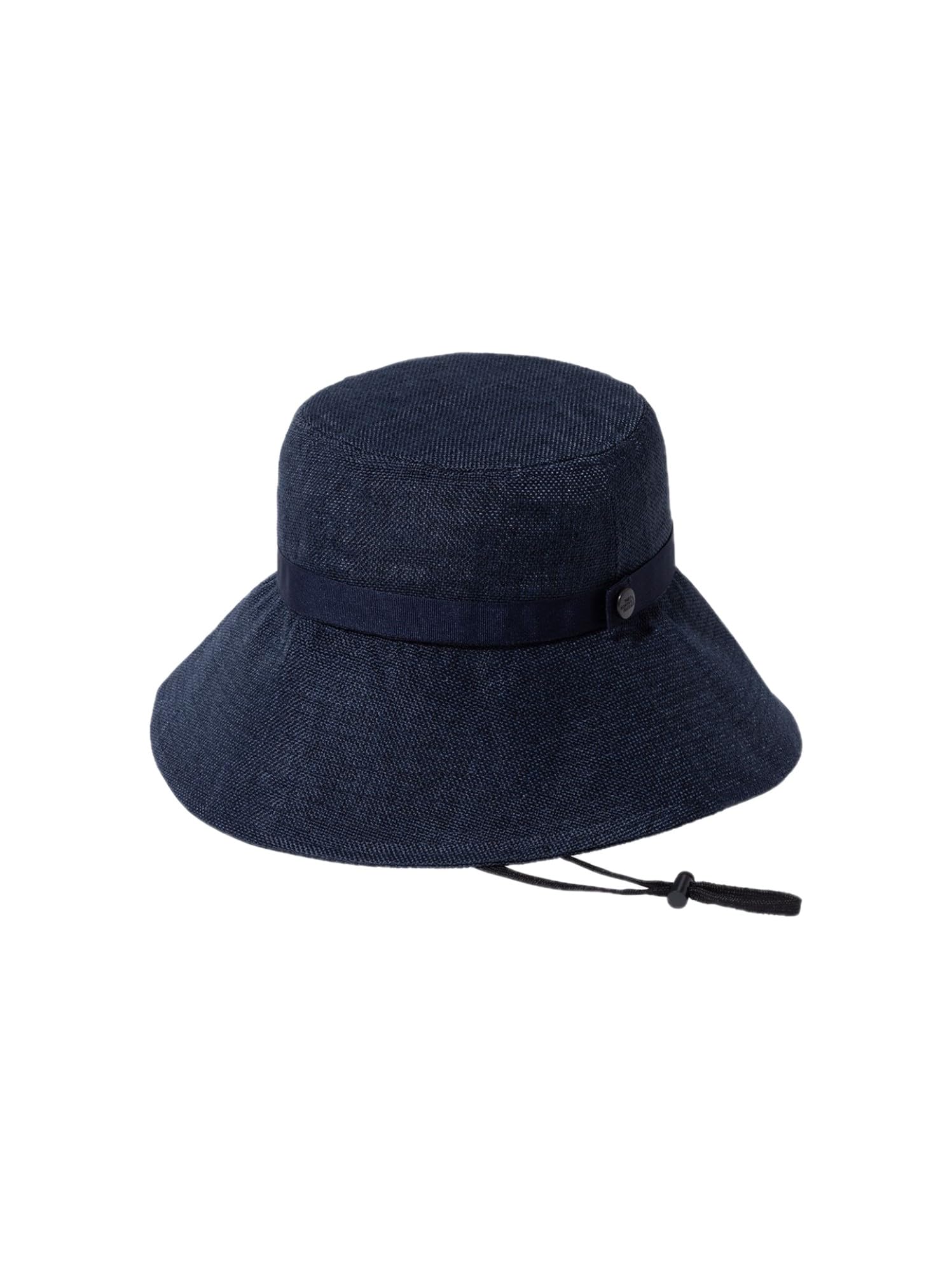 

North Hike Bloom Detachable Chin Cosmic Size L [The Face] Hat, Unisex, Straw, Compact, Washable, Strap, Blue,