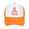 Dakar Rally Print Mesh Baseball Cap Unisex Adjustable Snapback Caps Summer Breathable Sun Visor Hat Trucker Hats
