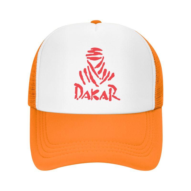 Dakar Rally Print Mesh Baseball Cap Unisex Adjustable Snapback Caps Summer Breathable Sun Visor Hat Trucker Hats
